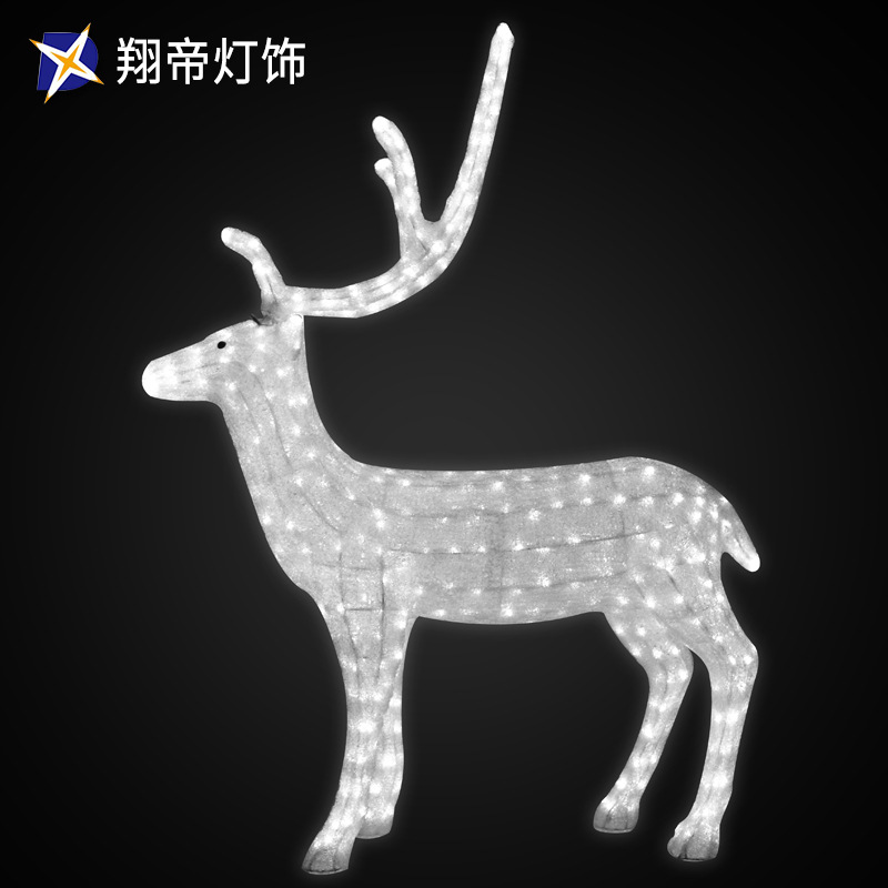 灯光节造型景观灯具LED鹿子造型灯具仿真户外防立体滴胶园林灯