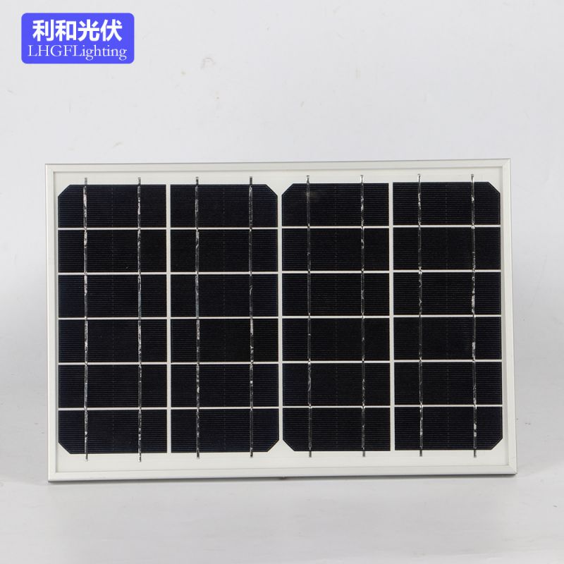 太阳能电池板6V户外充电10W单晶光伏小型发电系统家用太阳能板