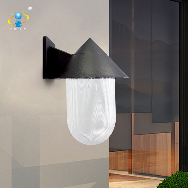 厂家直销 塑料异形球照明灯具户外庭院柱头灯 围墙灯户外壁灯