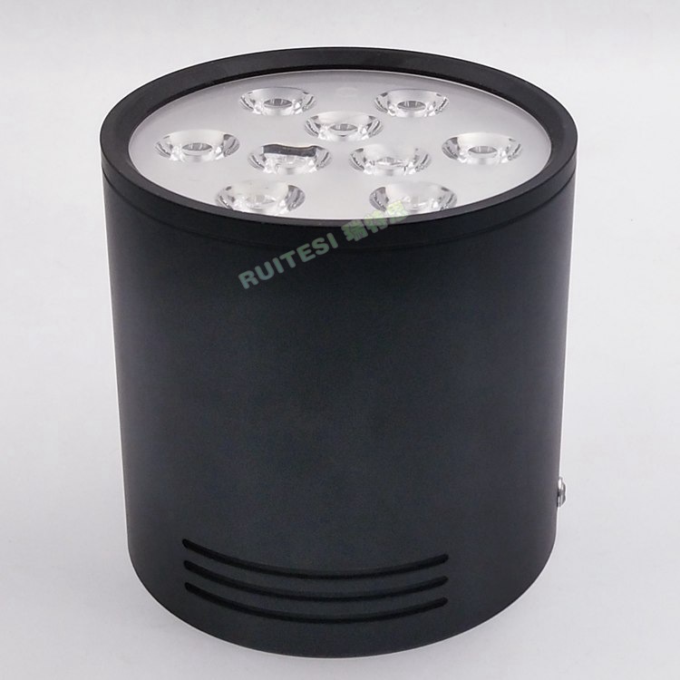 LED车铝明装大功率筒灯外壳 LED直筒天花射灯外壳 9-12W套件