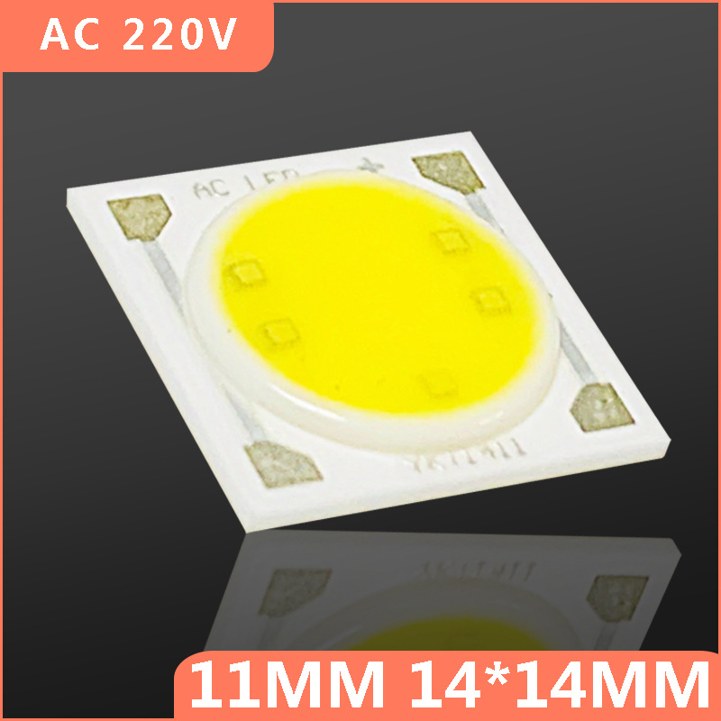 供1313集成220V高压线性AC免驱动一体化COB光源集成灯珠陶瓷基板