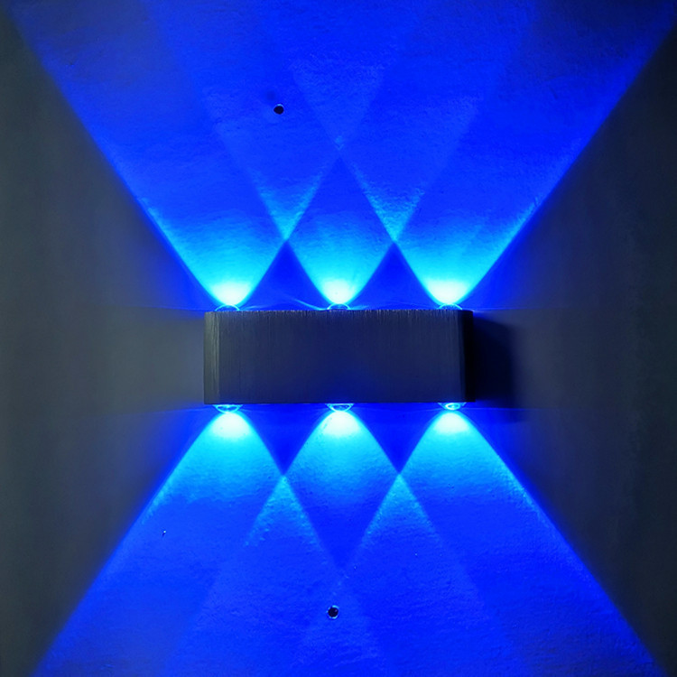 led6w壁灯铝材创意光效灯走廊过道背景墙装饰灯酒店ktv效果灯彩灯