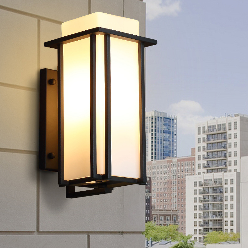 LED户外壁灯复古现代简约防水庭院灯具过道阳台别墅墙壁灯现货