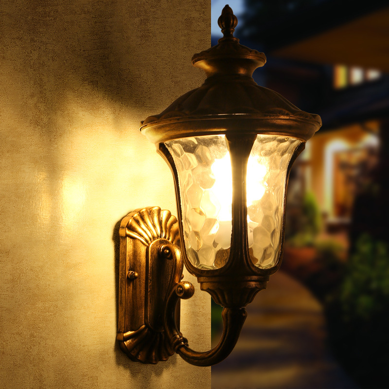 户外防水欧式复古别墅花园过道庭院灯室外壁灯LED走廊灯阳台灯具