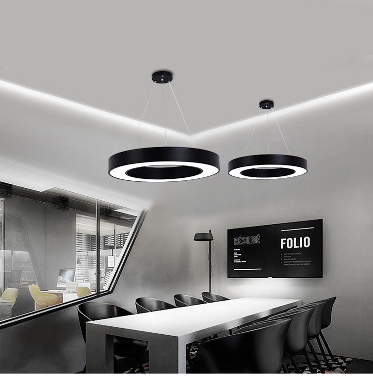 简约现代led办公室吸顶灯吊灯会议室灯具卧室餐厅走廊过道灯饰