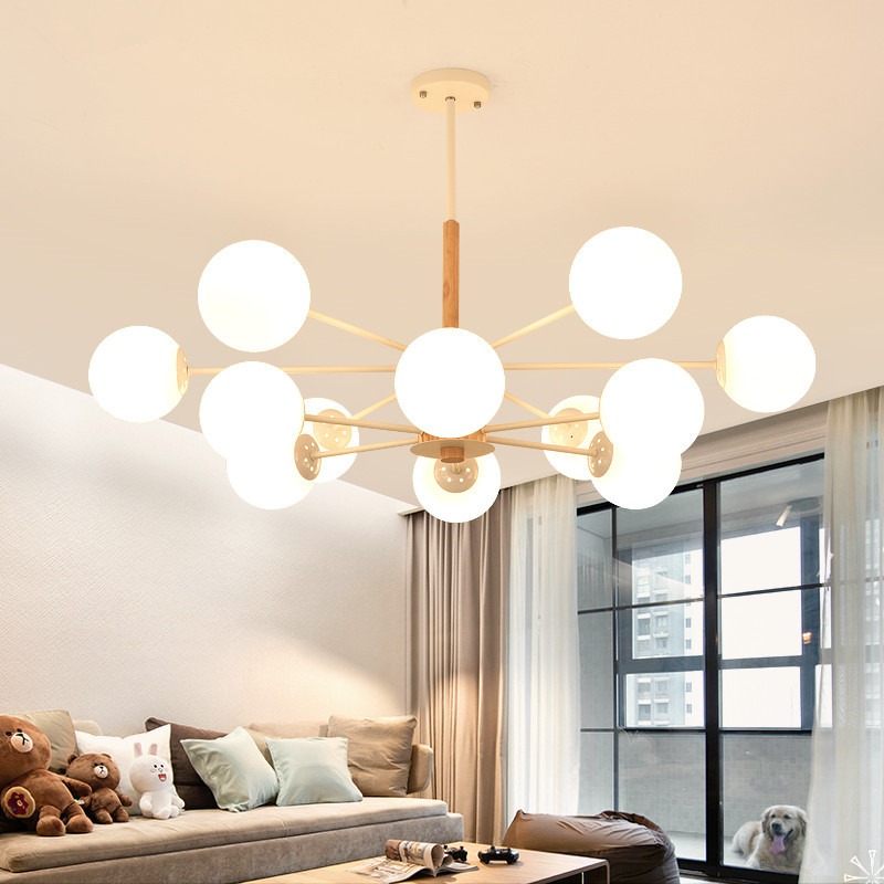 北欧风格吊灯后现代简约客厅灯具个性创意卧室餐厅设计师魔豆吊灯