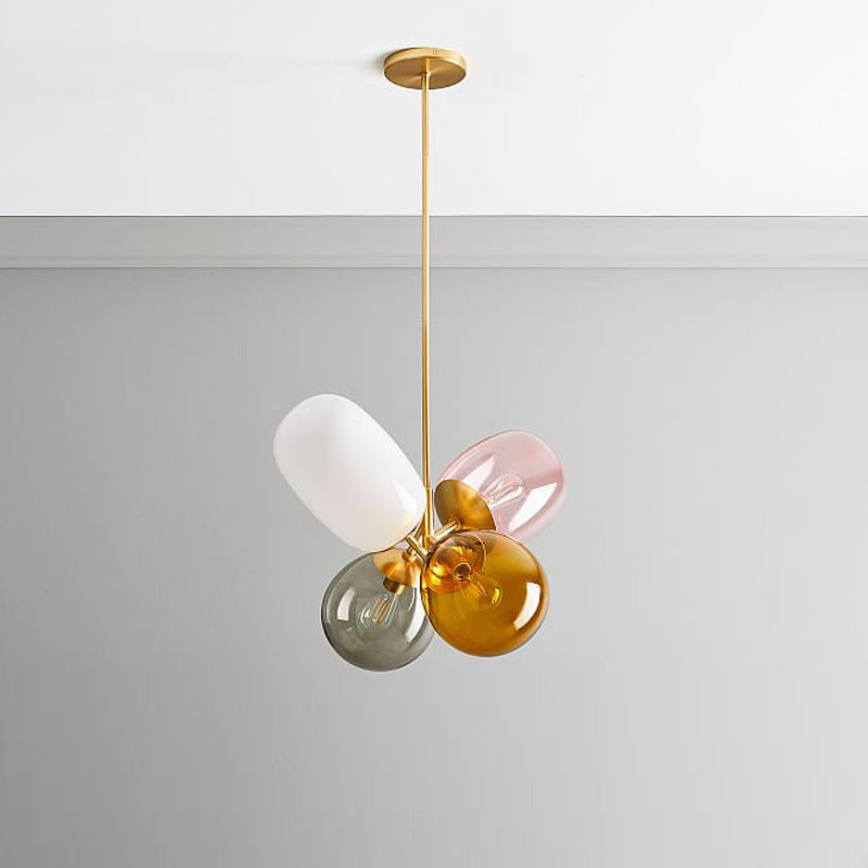 简约现代气球玻璃餐厅吊灯客厅卧室居家装饰艺术彩色玻璃吊灯