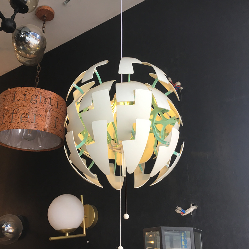 丹麦伸缩简约现代创意爆炸吊灯圆球餐厅咖啡厅网咖卧室床头吊灯