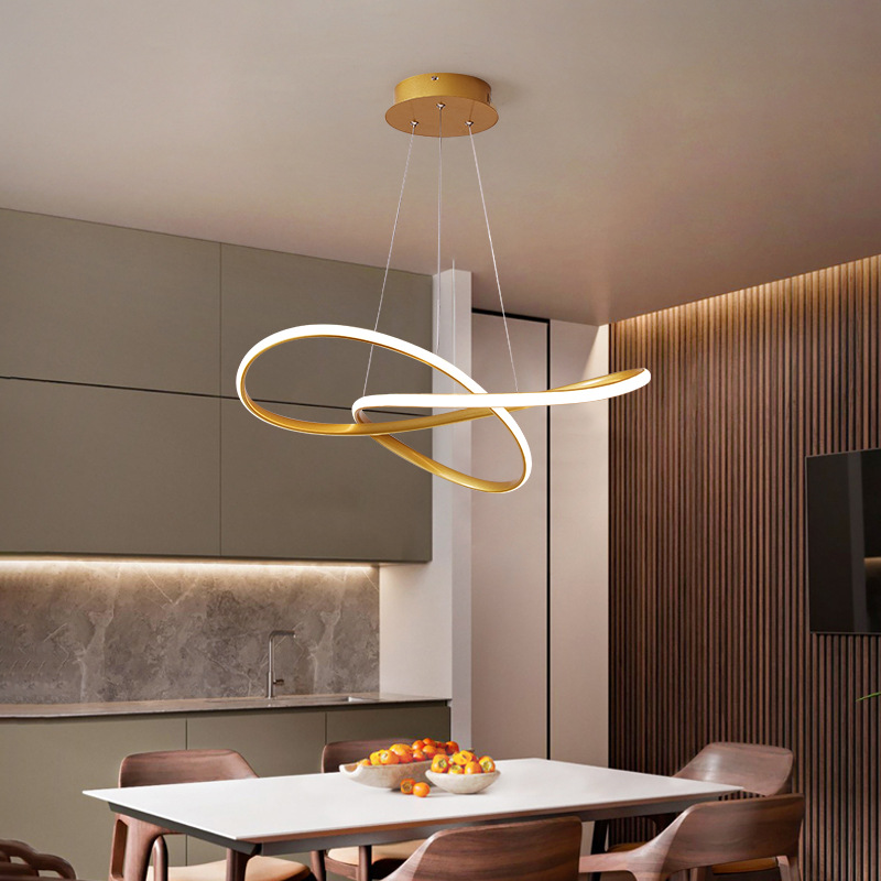 餐厅吊灯新款餐桌吊灯具led简约现代创意个性北欧吧台饭厅酒吧灯