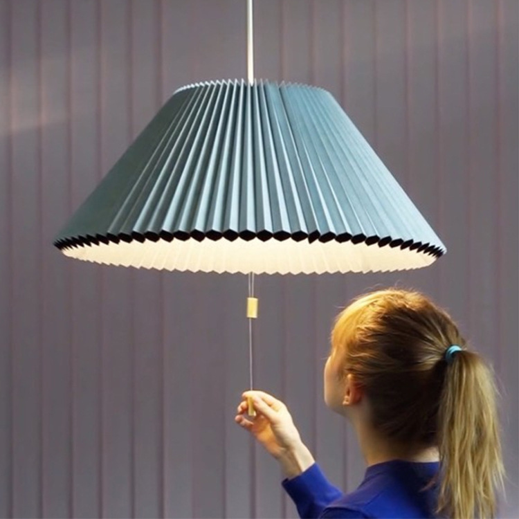 北欧创意个性变形雨伞吊灯餐厅吧台设计师样板房卧室轻奢网红吊灯