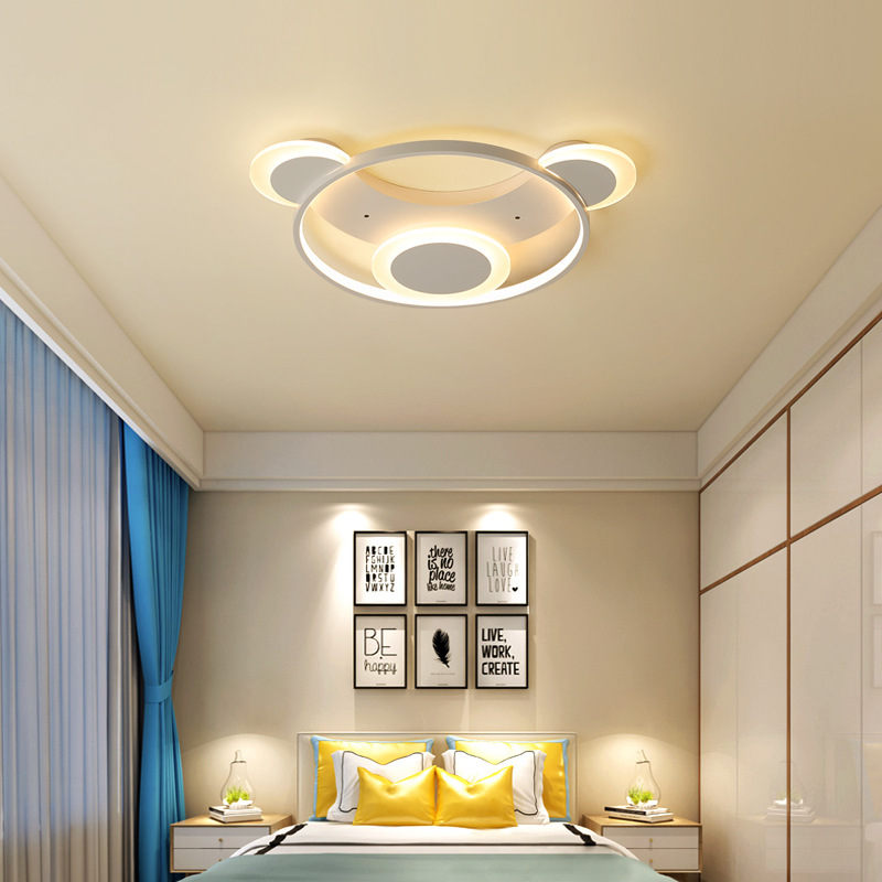 酒店客房欧式简约卧室灯无极铝材轻便遥控餐厅书房创意LED灯