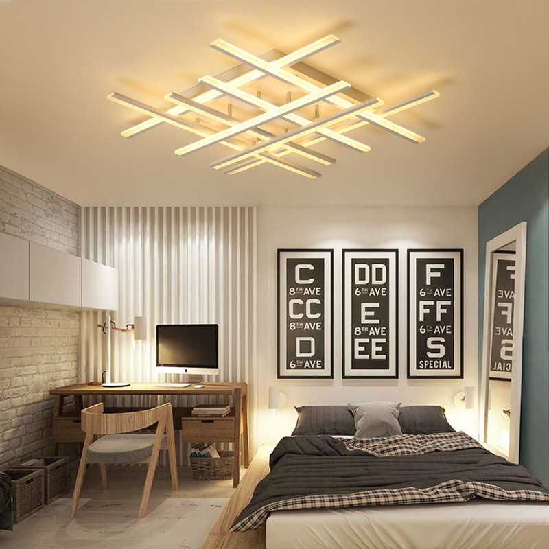 LED吸顶灯现代简约灯几何客厅卧室时尚餐厅灯亚克力个性创意灯具