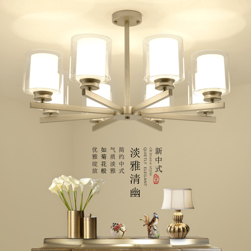 中式简约客厅吊灯创意中国风餐厅吊灯卧室酒店吸顶灯 厂家批发