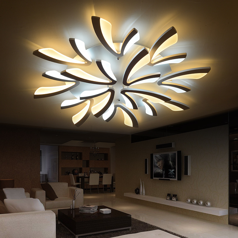 客厅吸顶灯 蒲公英大气现代简约卧室餐厅灯创意个性艺术led吸顶灯
