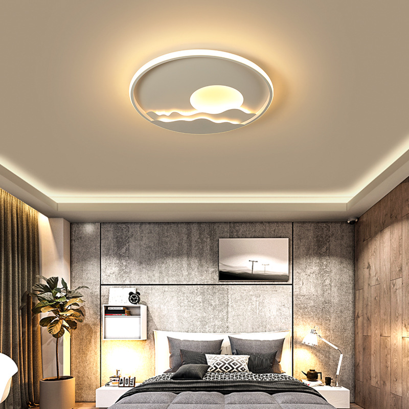北欧灯具现代简约LED吸顶灯大气家用创意个性温馨主卧室灯房间灯
