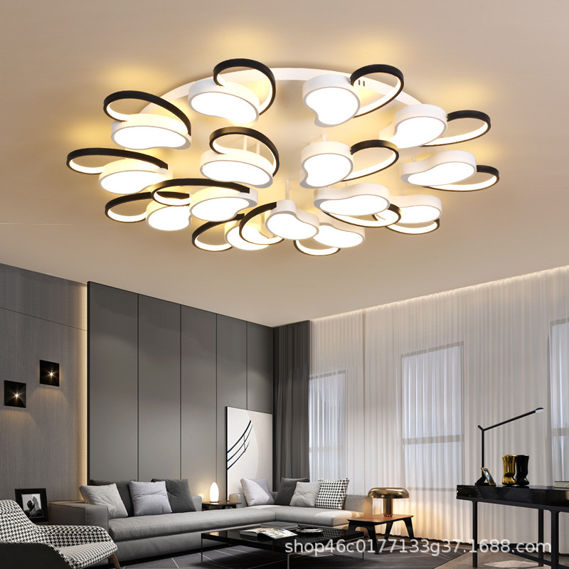 灯具客厅灯现代简约创意大气家用双层造型卧室2020年新款吸顶北欧