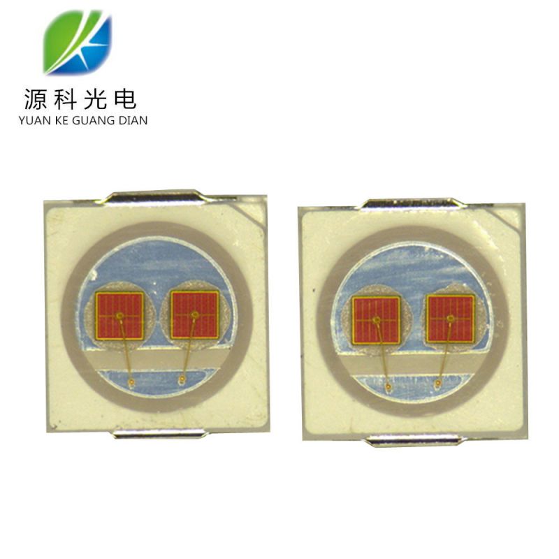 供应3030黄光双芯1W金线铜支架590-595NM质量保证正品芯片生产