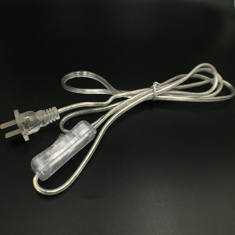 国标电源接线插座 环保PVC电源插座 灯具电器插头线插座