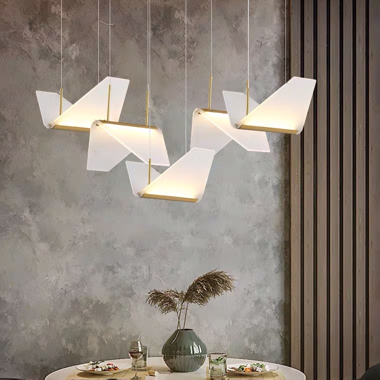 北欧LED餐厅吧台吊灯 设计师个性客厅灯具现代创意卧室床头全铜灯